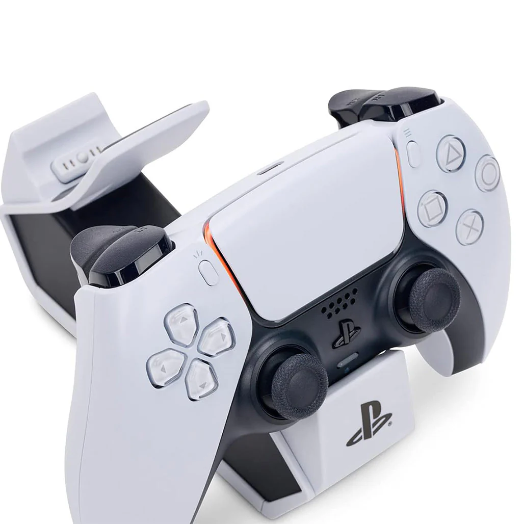 PowerA Twin Charging Station for DualSense Wireless Controllers – Officially Licensed for PS5, AC Powered, LED Indicator - Image 3