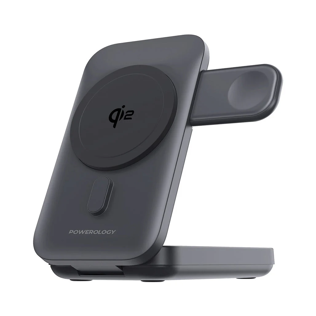 Powerology 10000mAh Qi2 - 15W IPh15 MagSafe Power Bank - Image 2