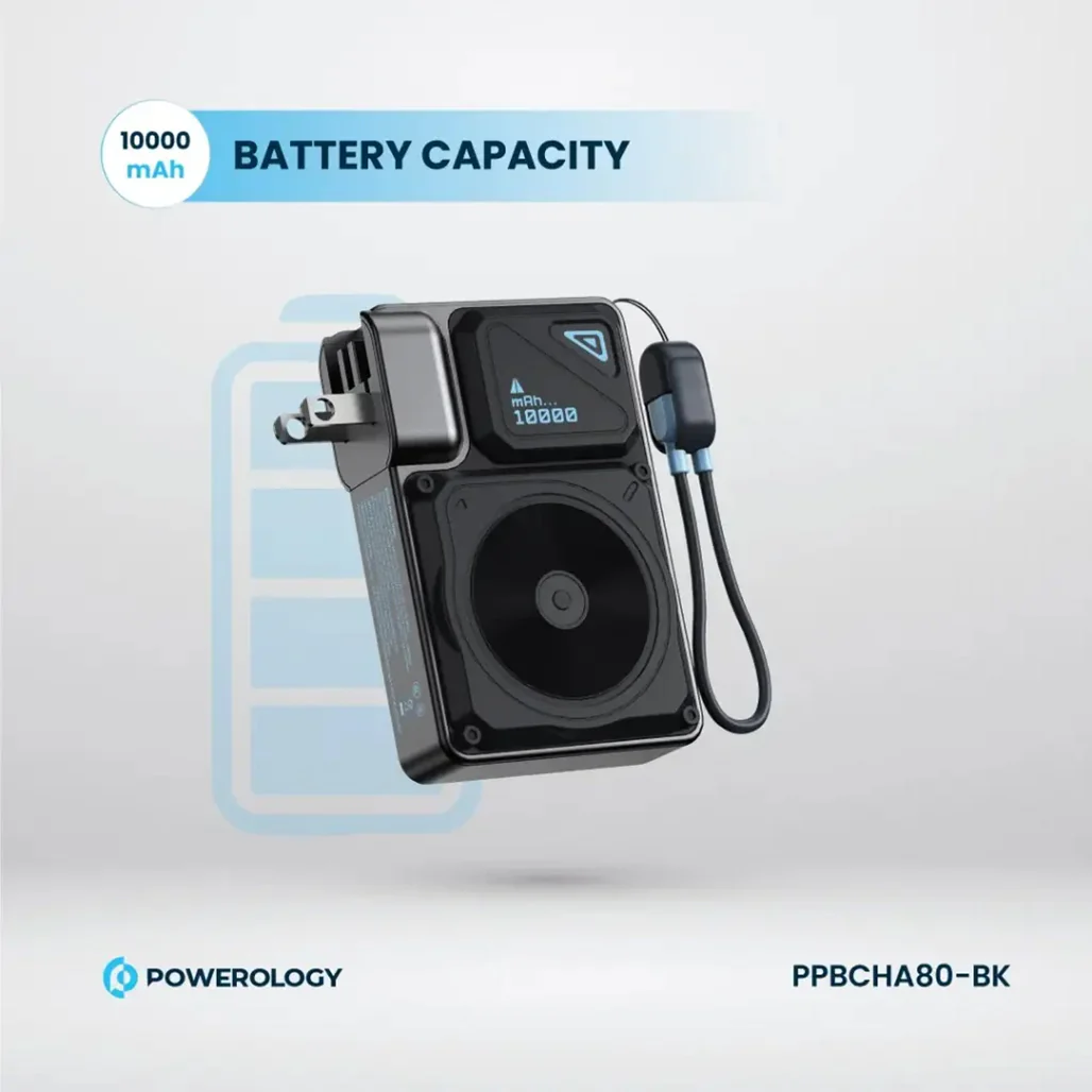 Powerology 10000mAh Wall Charger MagSafe Power Bank - Image 7