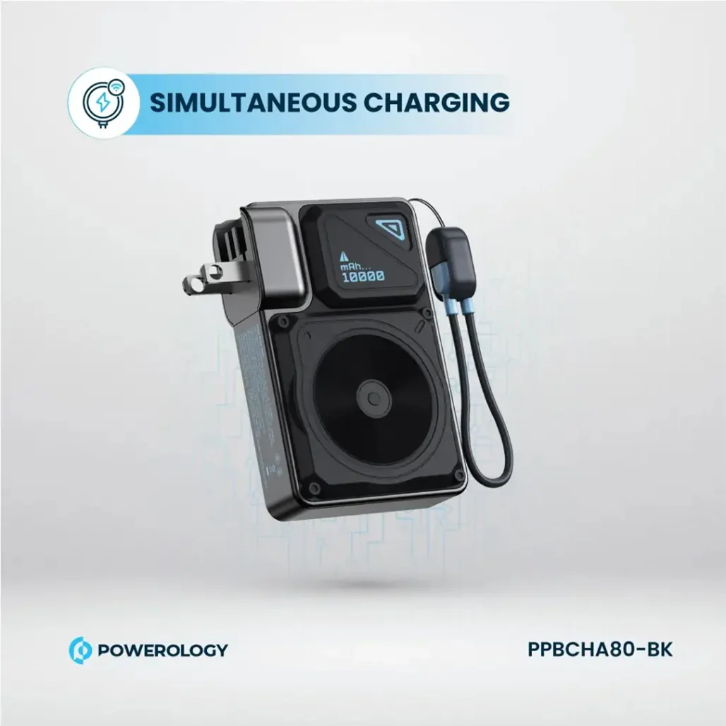 Powerology 10000mAh Wall Charger MagSafe Power Bank - Image 9