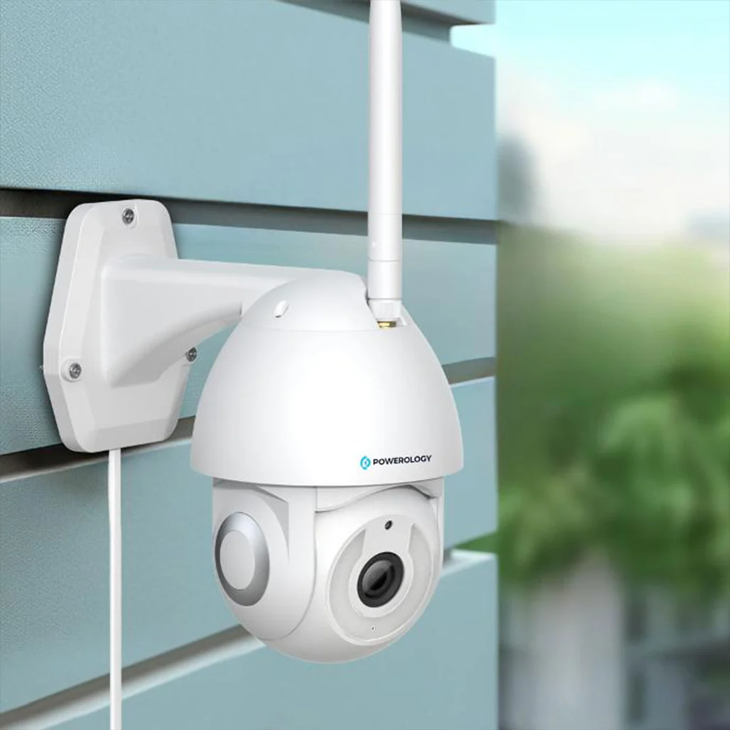 Powerology 4G Outdoor Camera with Motion Detection & Full-Color Night Vision - Image 3