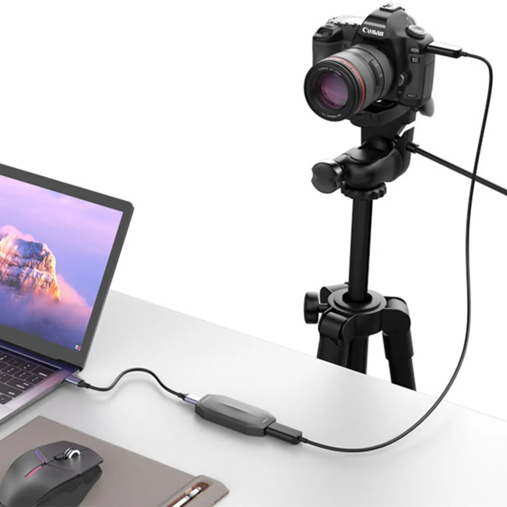 Powerology 4K UHD Video Capture Card – USB-C 3.2 Gen1 Input, HDMI 1.4, 4K at 30Hz Support, Zero-Latency Streaming - Image 3