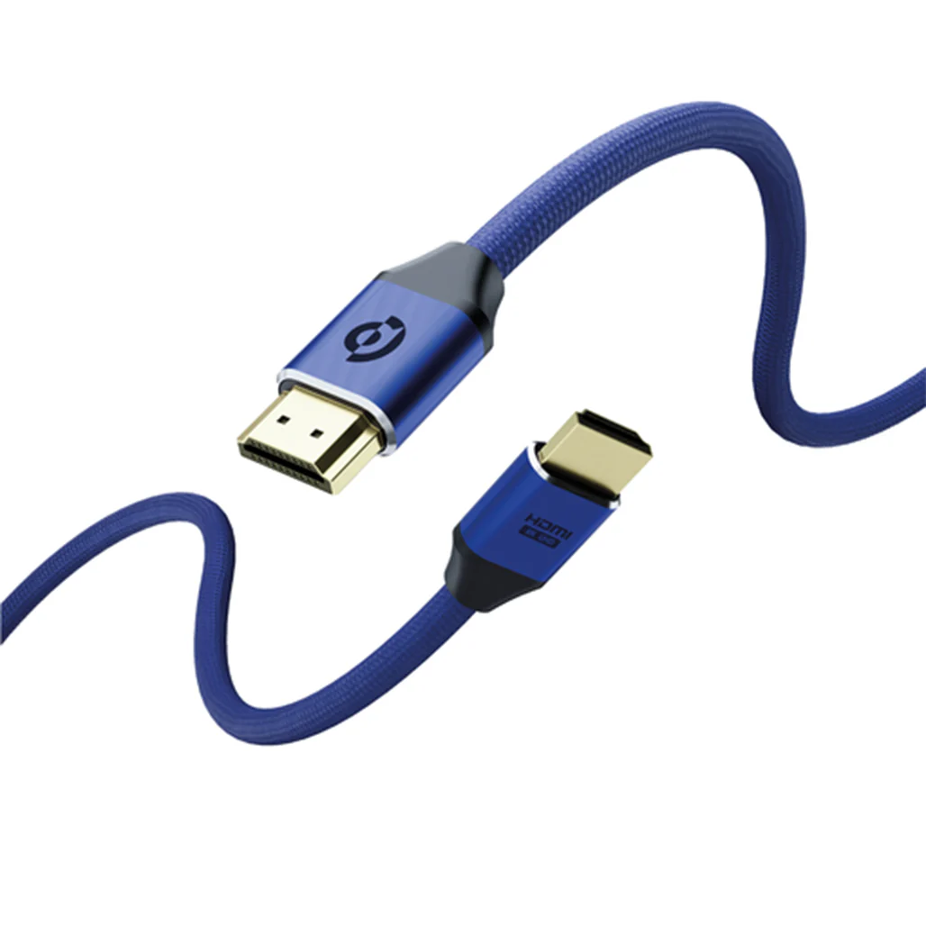 Powerology 8K HDMI Braided Cable 3M – Premium 24K Gold Plated Connector with 10K Resolution Support - Image 3