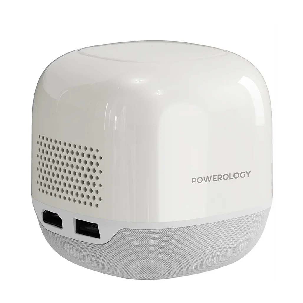 Powerology Mini Beam Portable Projector - White - Image 3