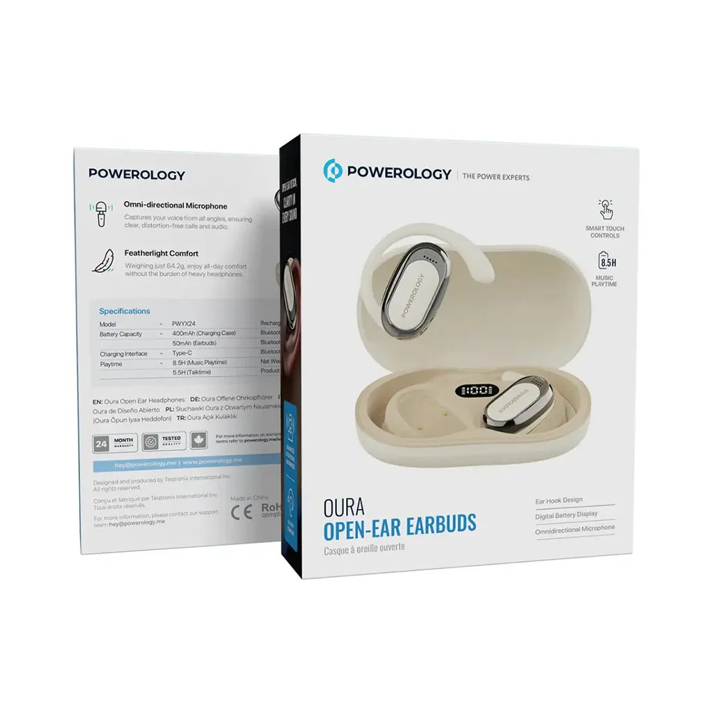 Powerology Oura Open-Ear Earbuds - Image 8