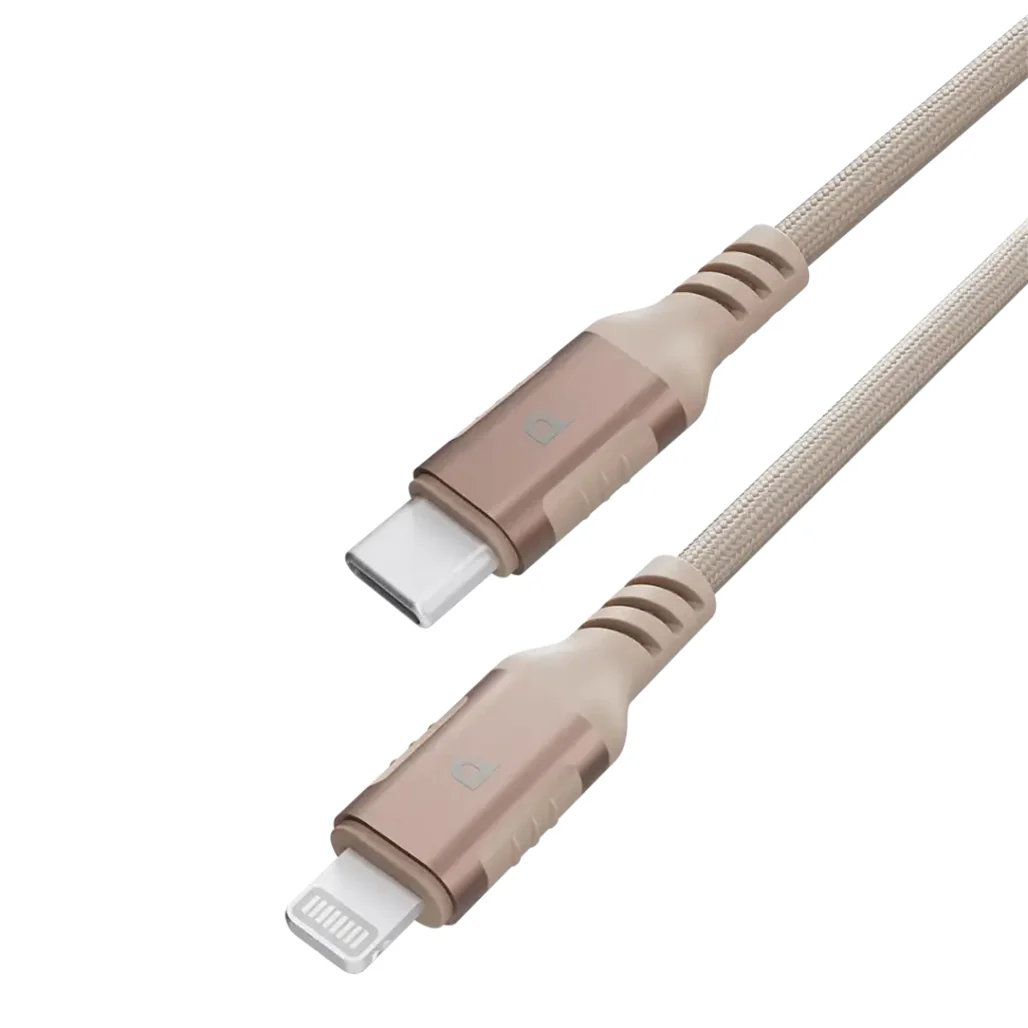 Powerology Power Sync Weave USB-C to Lightning PD 30W - Image 3