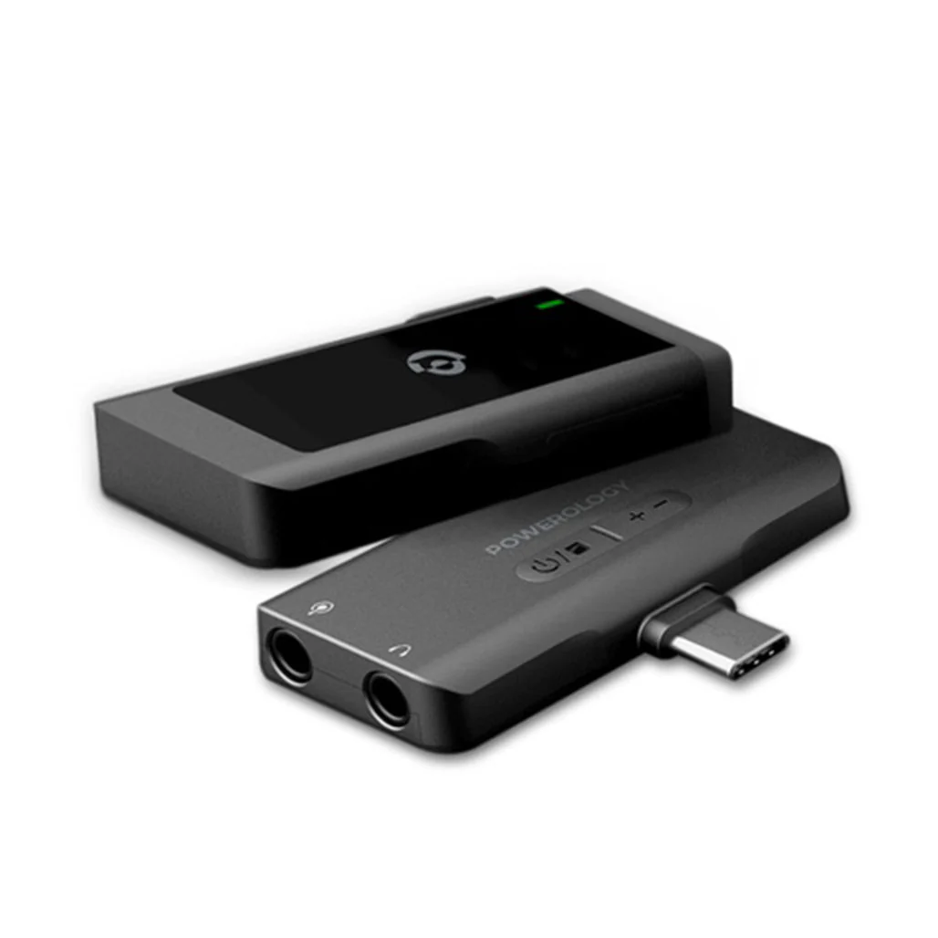 Powerology PWMICBK MFI Dual Connector Wireless Lavalier Microphone - Image 2