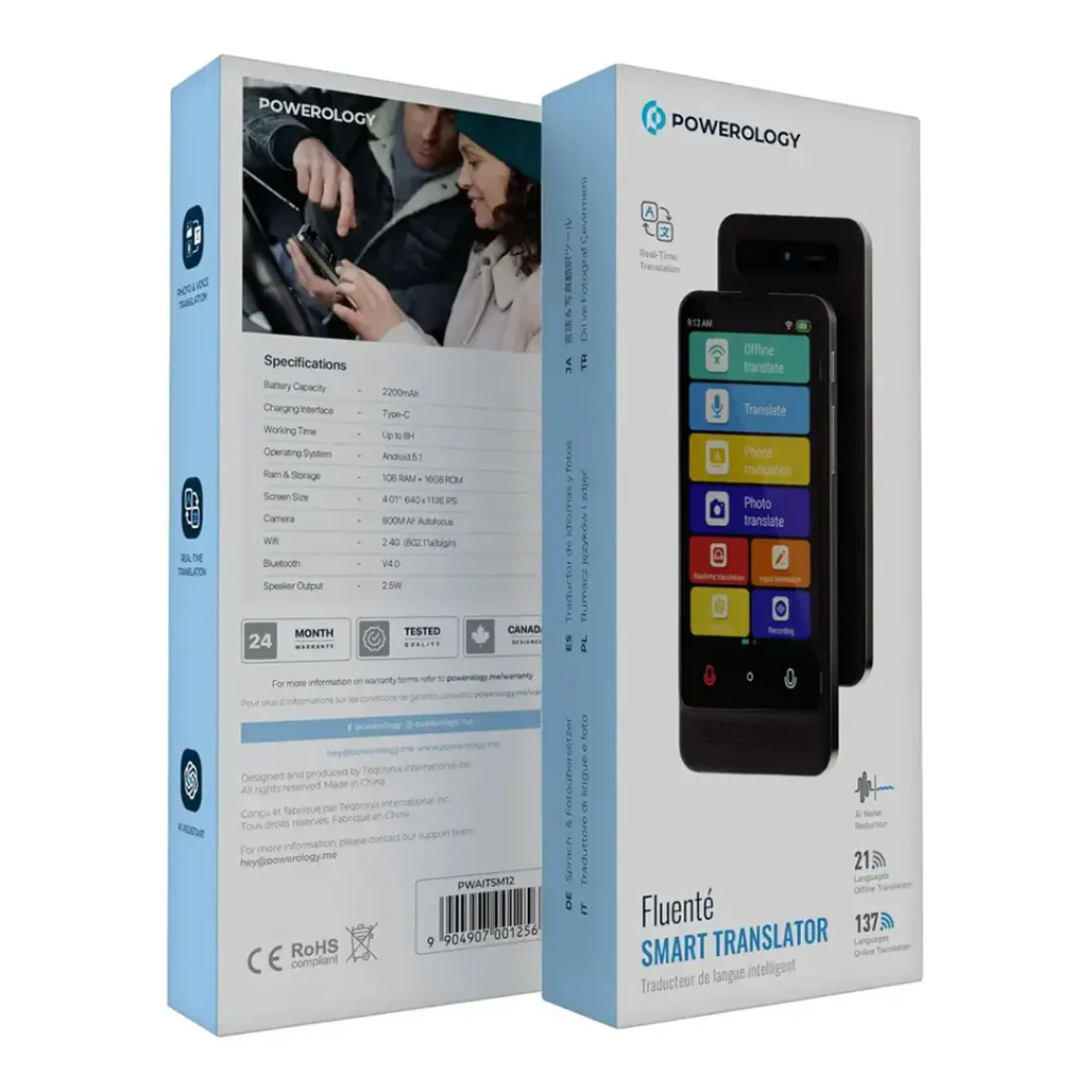 Powerology Smart Translator - Black - Image 4
