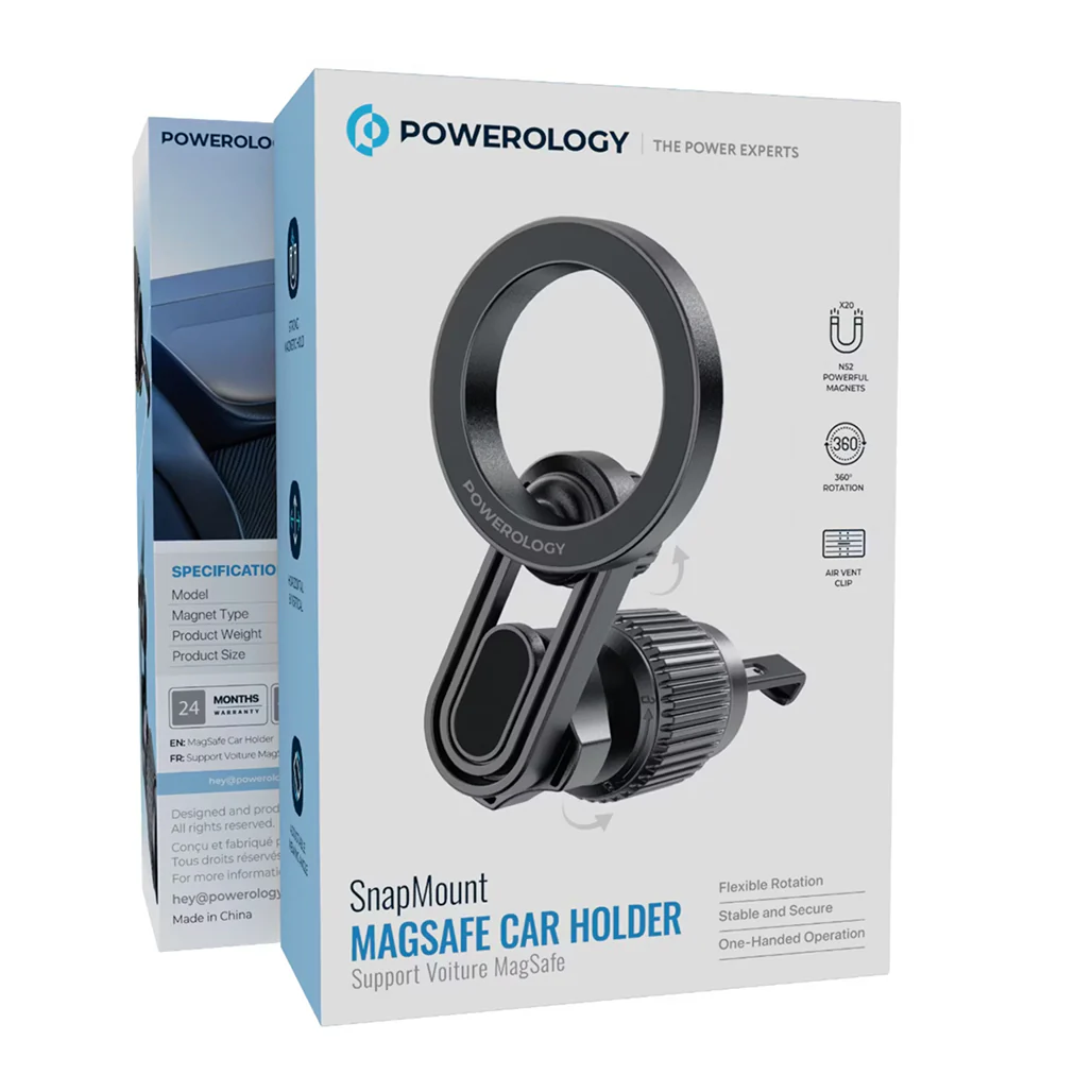 Powerology SnapMount MagSafe Car Holder - Image 3