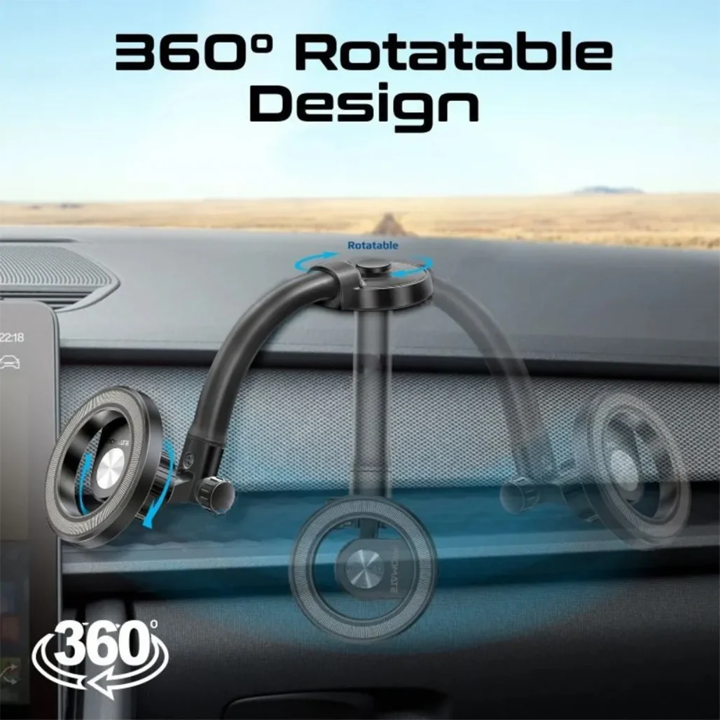Promate MagHoop-GN MagGrip Magnetic Ring Phone Holder – 360° Cradleless Design | N52 Magnets | MagSafe Compatible - Image 4