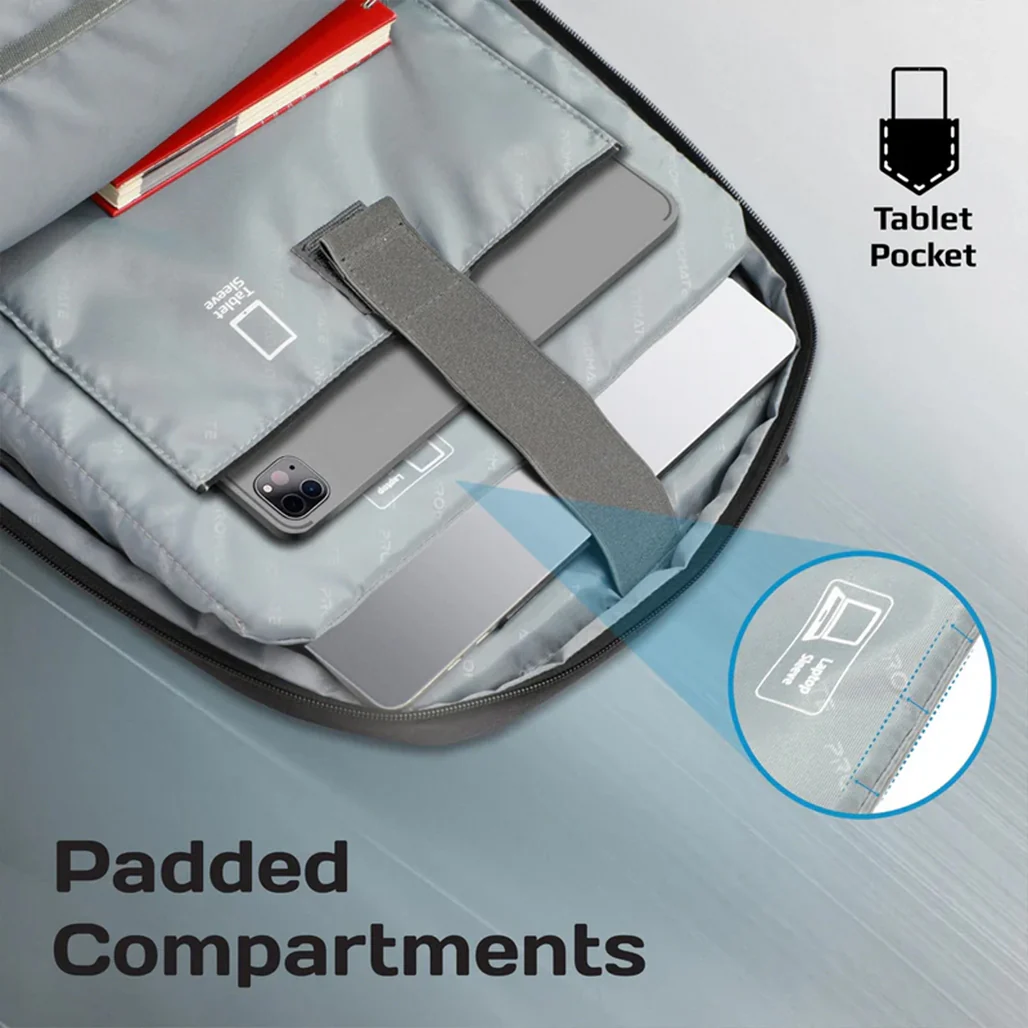 Promate Satchel-BP SleekComfort™ 15.6" Laptop Backpack - Image 4