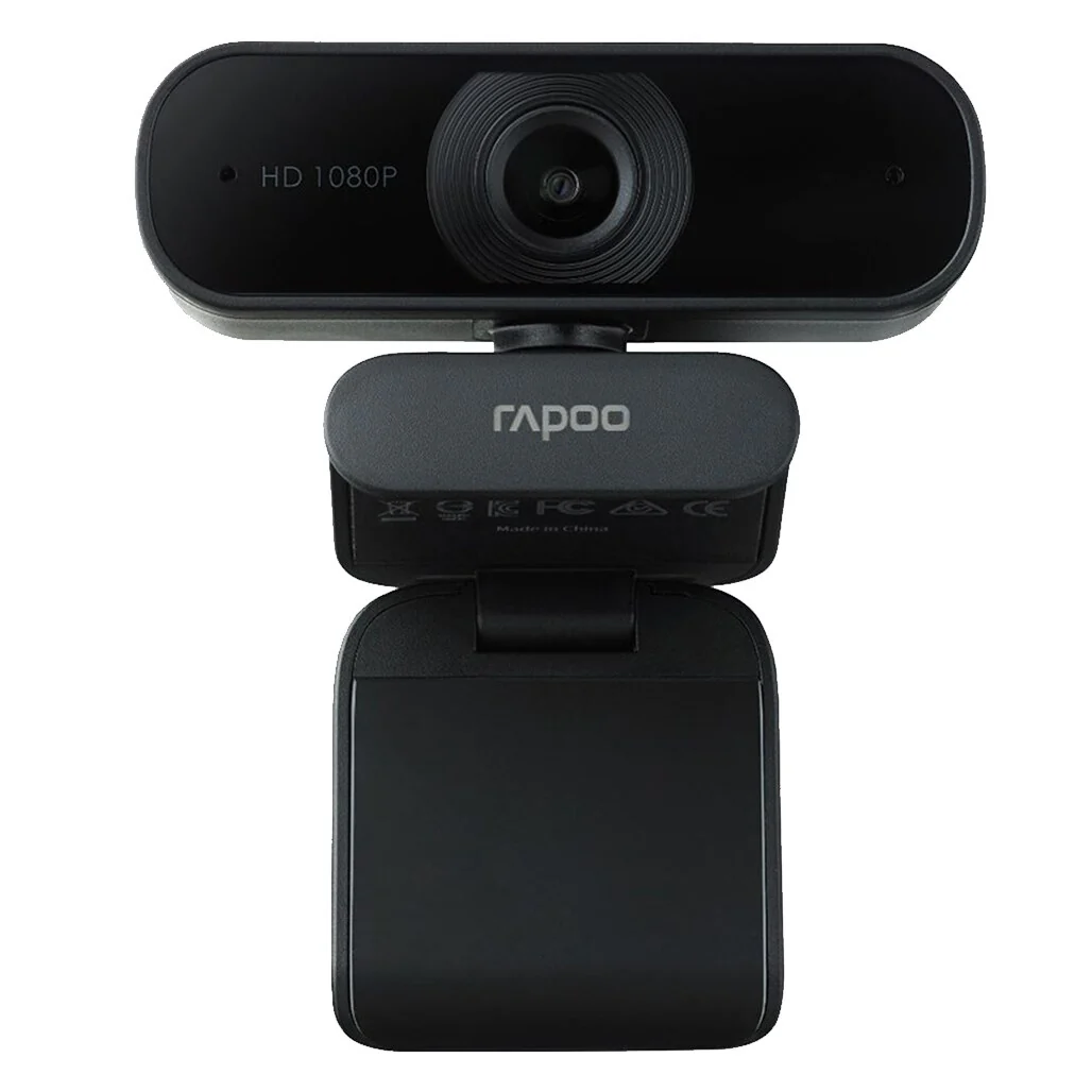 Rapoo C260 USB Full HD Webcam 1080p 30Hz – 360° Horizontal Rotation, 95° Wide-Angle Lens, Built-in Omni-Directional Microphone - Image 3