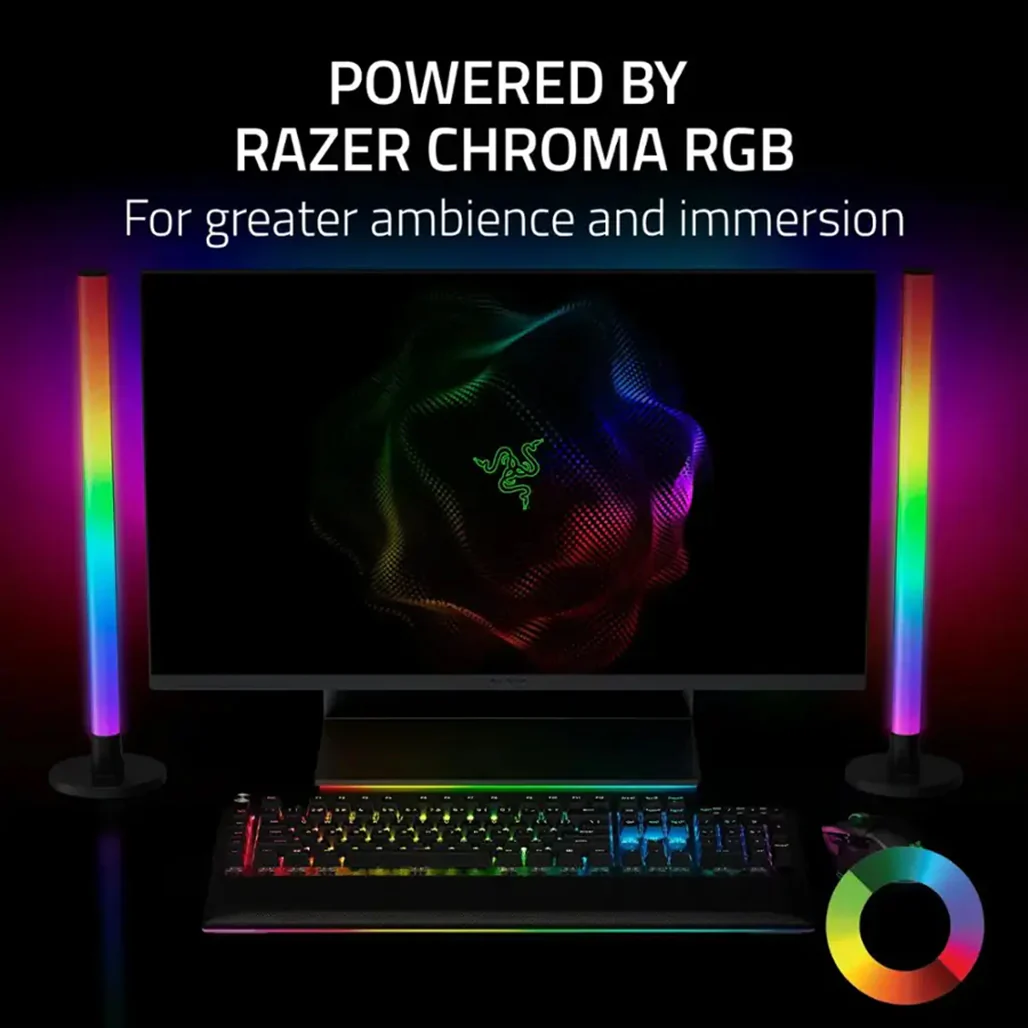 Razer Aether RGB Light Bars for PC – Smart Ambient Lighting with Voice Control & Chroma Sync - Image 5