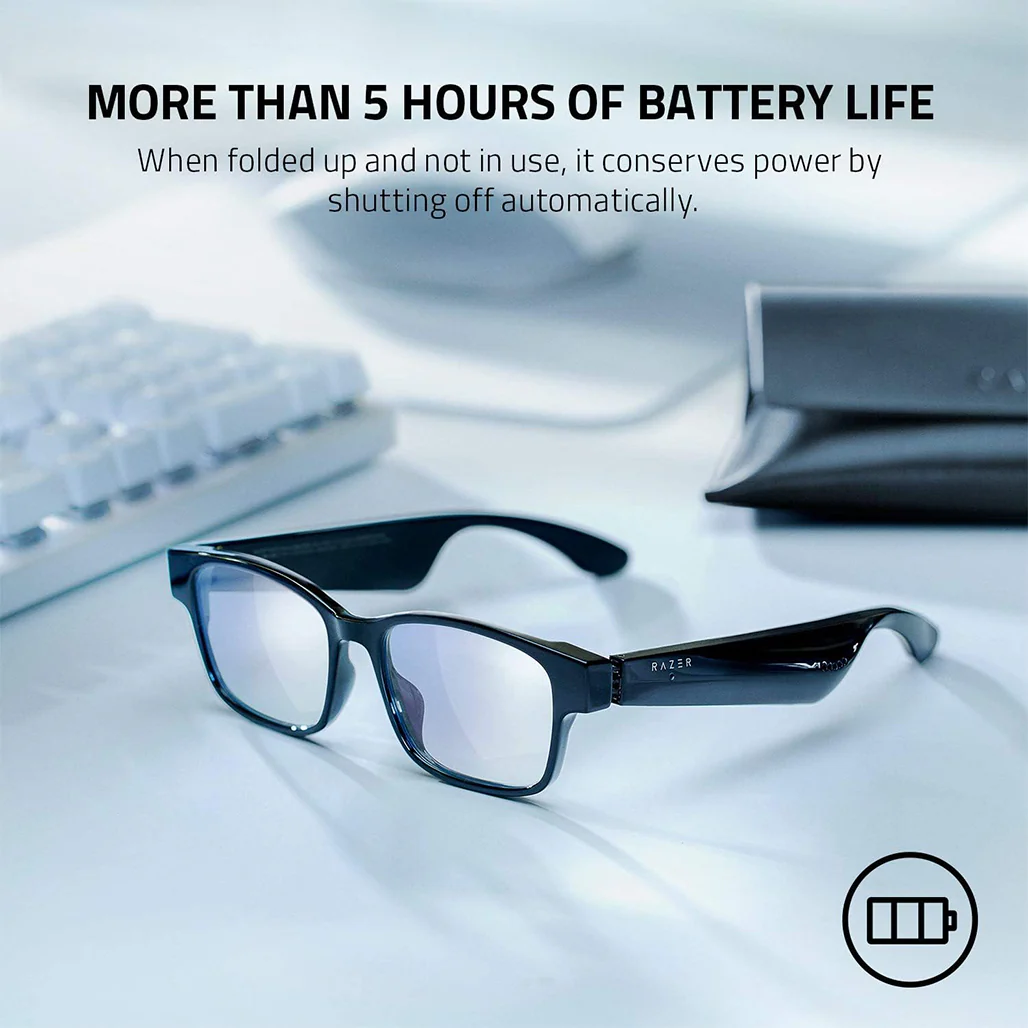Razer Anzu Smart Glasses with Built-In Mic & Speakers – Small/Medium - Image 3