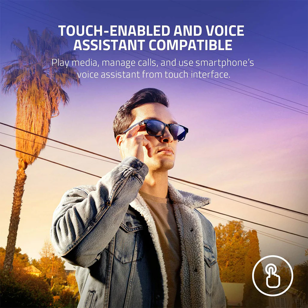 Razer Anzu Smart Glasses with Built-In Mic & Speakers – Small/Medium - Image 4