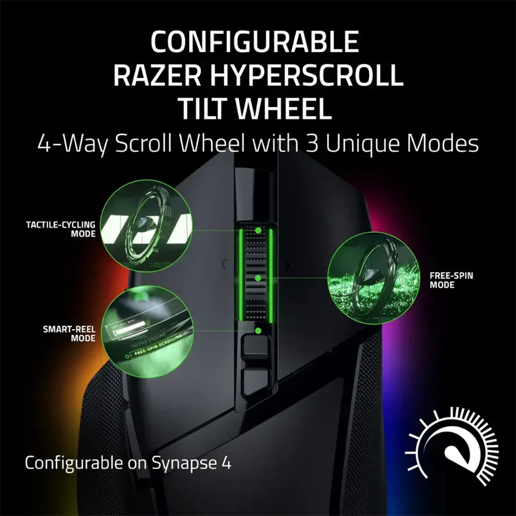Razer Basilisk V3 Pro 35K Wireless Ergonomic Gaming Mouse - Image 7