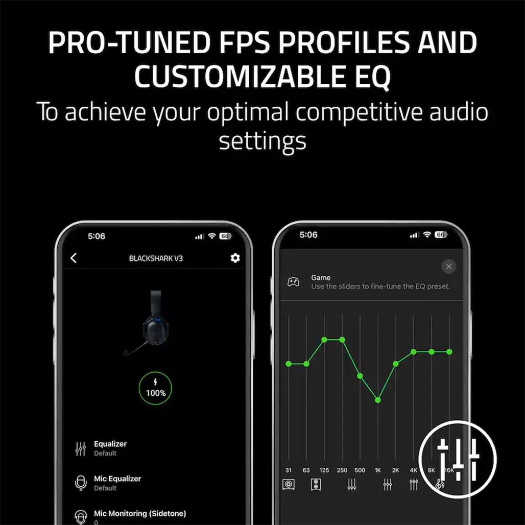 Razer BlackShark V3 - Wireless Esports Headset for PS5 - Image 7