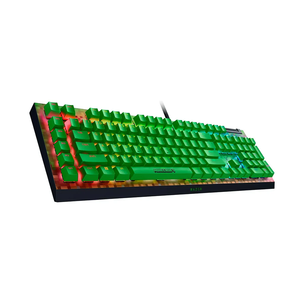 Razer BlackWidow V4 X Minecraft Edition Mechanical Gaming Keyboard – Green Switches - Image 2