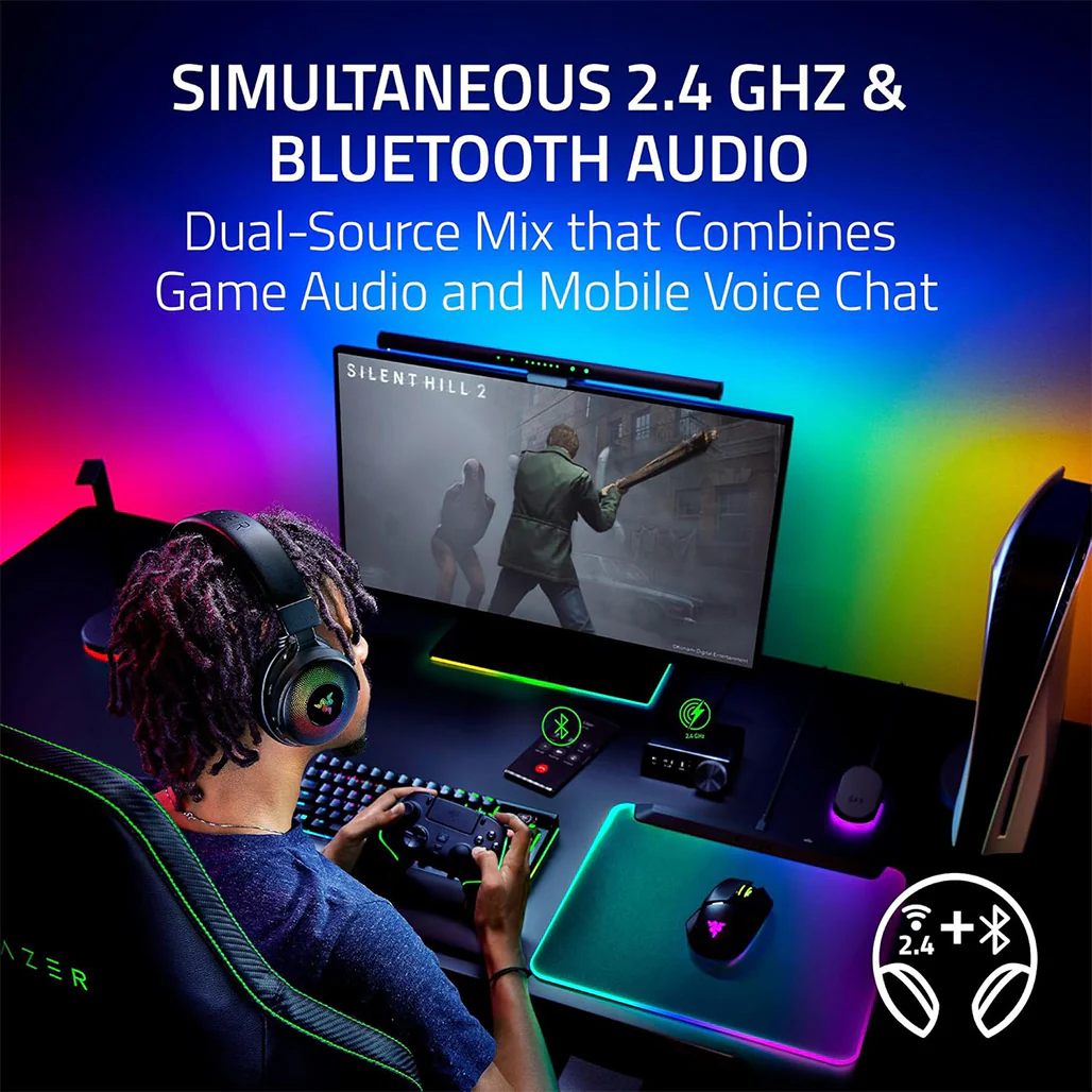 Razer Kraken V4 Pro - RGB Wireless Gaming Headphones with Control Hub - Image 14