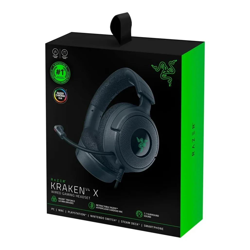Razer Kraken V4 X - Wired Gaming Headset - Image 4