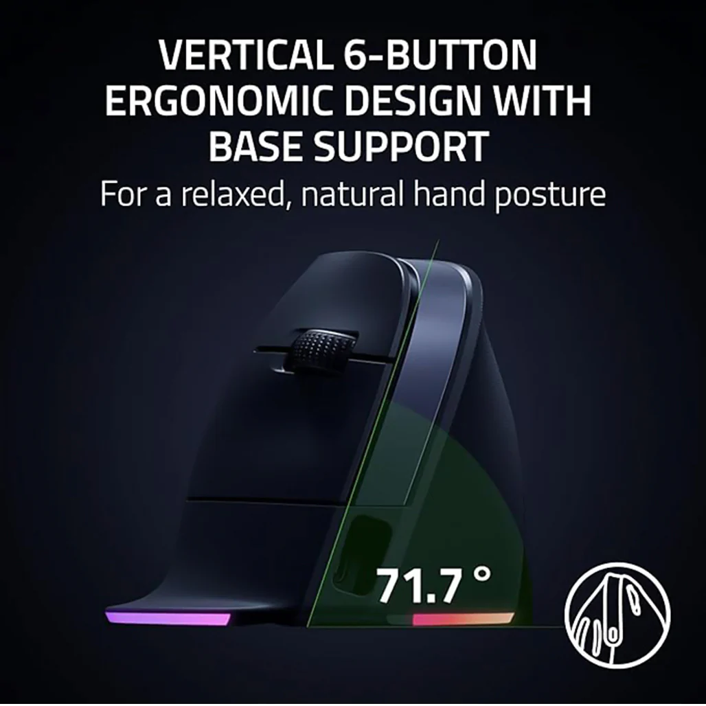Razer Pro Click V2 Vertical Ergonomic Mouse - Image 5
