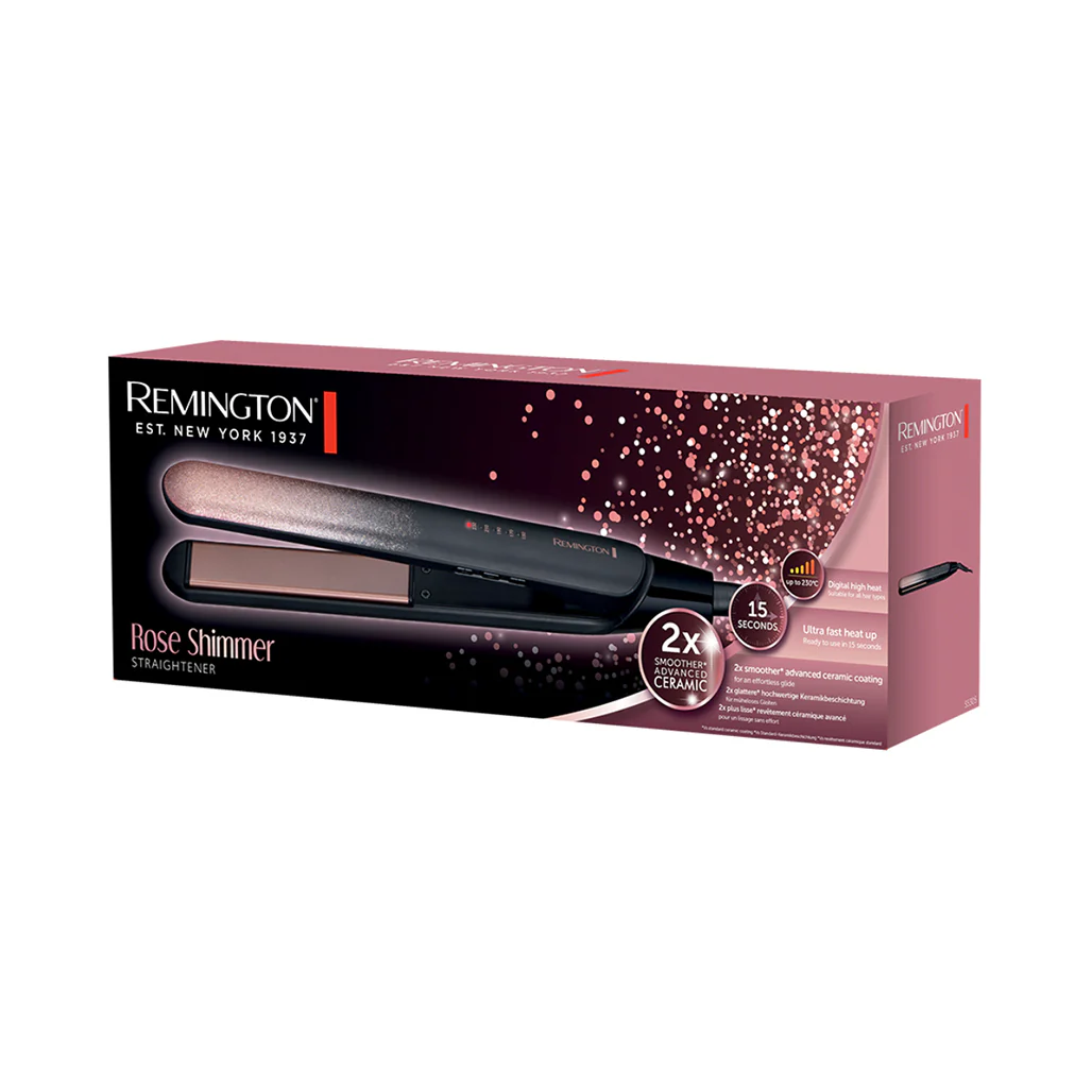 Remington Pink Shimmer Hair Straightener - S5305 - Image 3
