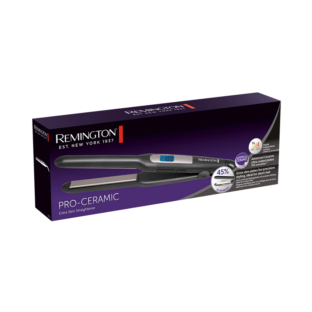 Remington Pro-Ceramic Extra Slim Hair Straightener - Image 3