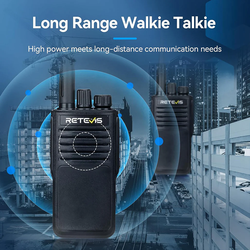 Retevis P62 Walkie Talkie - Long Range IP68 Waterproof Dual Band Radio - Image 5