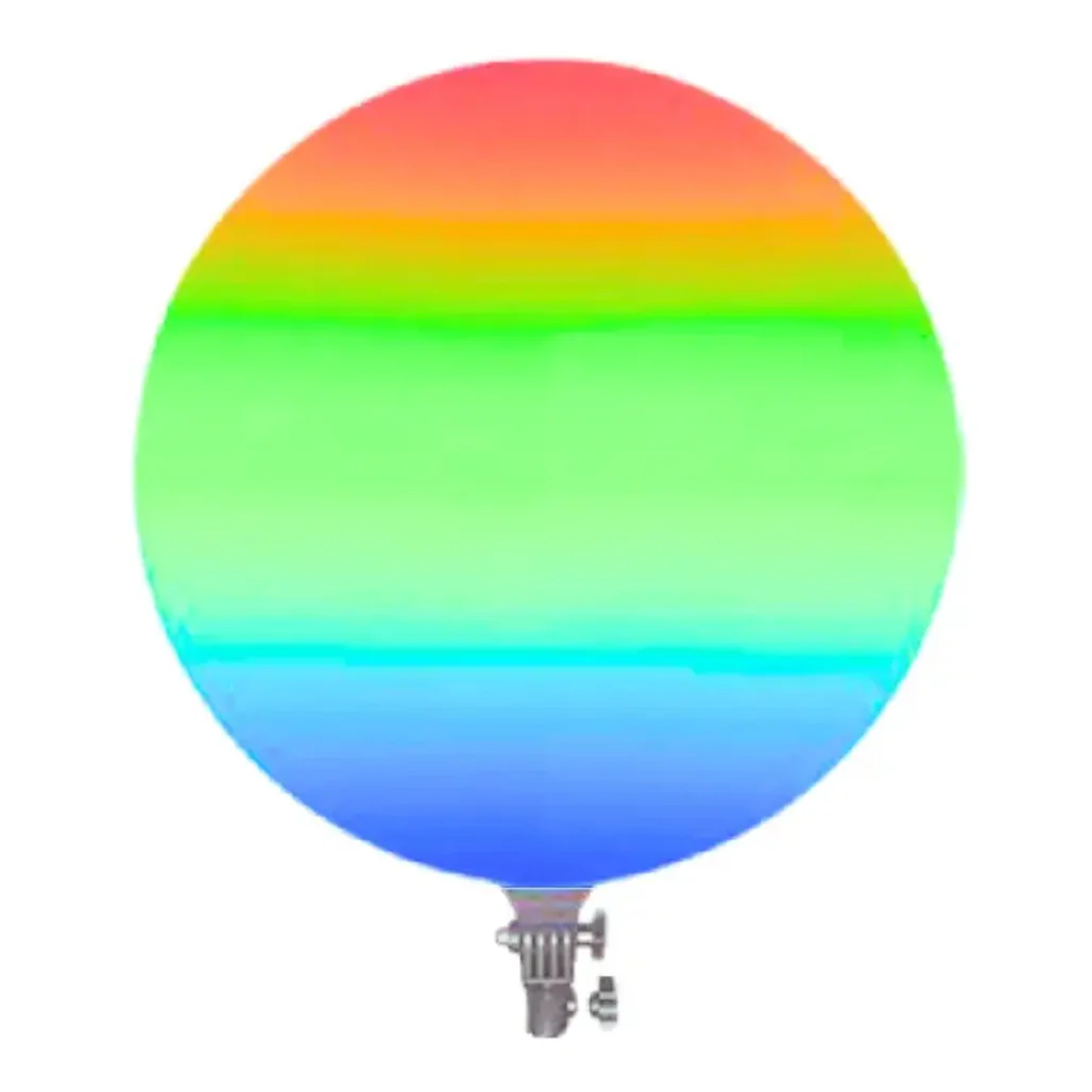 RGB LED Lamp GS-330 – 13-Inch Round Panel Light for Photography and Video with Adjustable Color and Brightness - Image 2