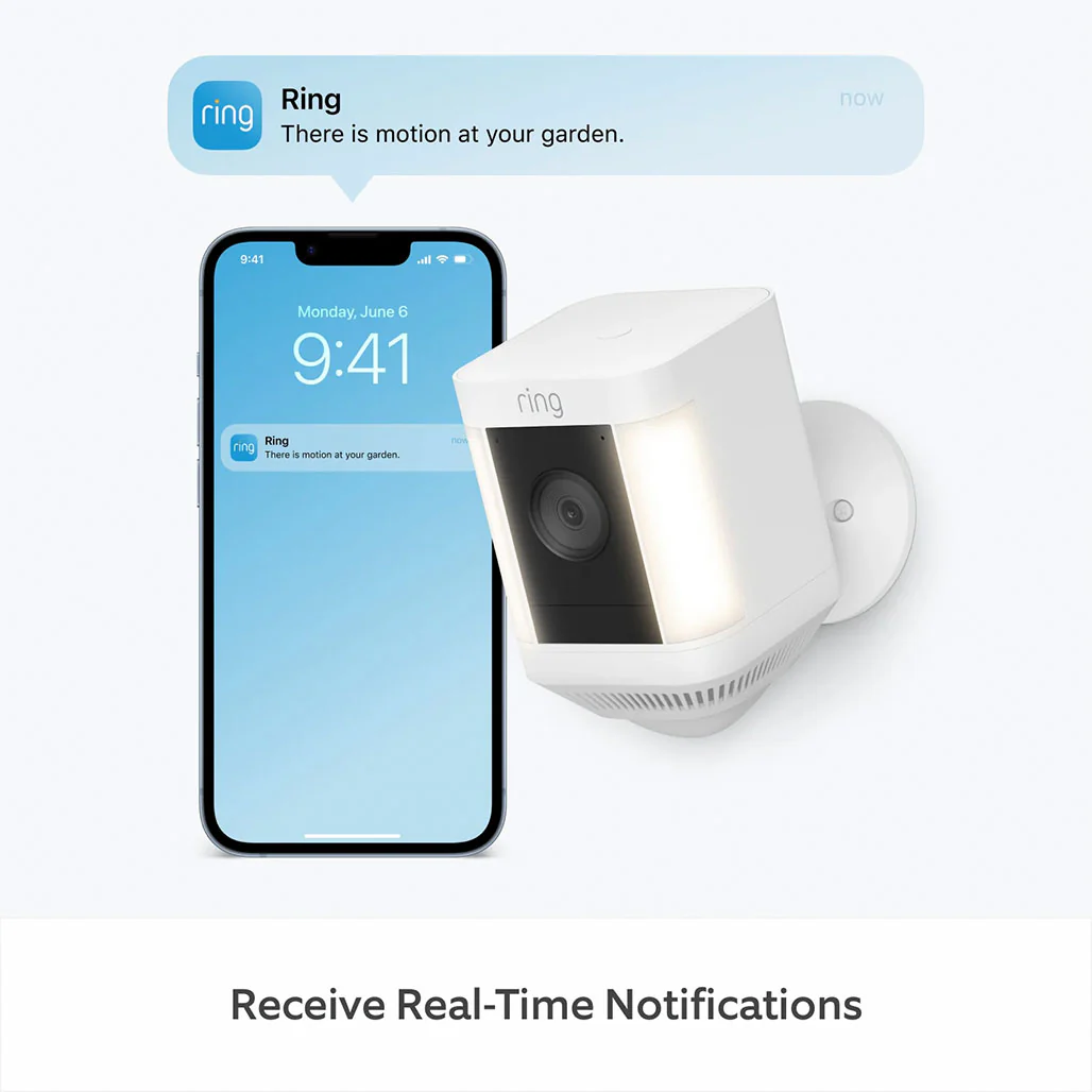 Ring Spotlight Cam Plus Battery - Weather-Resistant Outdoor Security Camera - Image 5