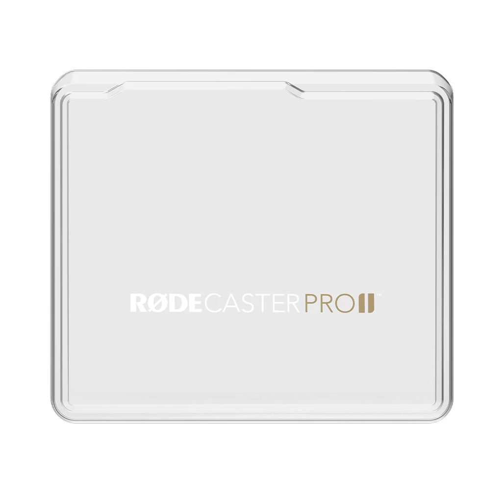 Rode RØDECover II – Clear Polycarbonate Dust Cover for RØDECaster Pro II