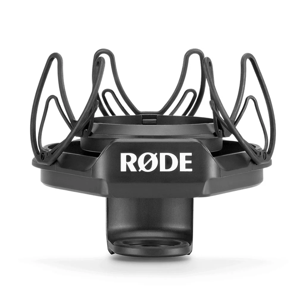 Rode SMR Premium Studio Microphone Shock Mount – Rycote® Lyre® Suspension System with Integrated Pop Filter