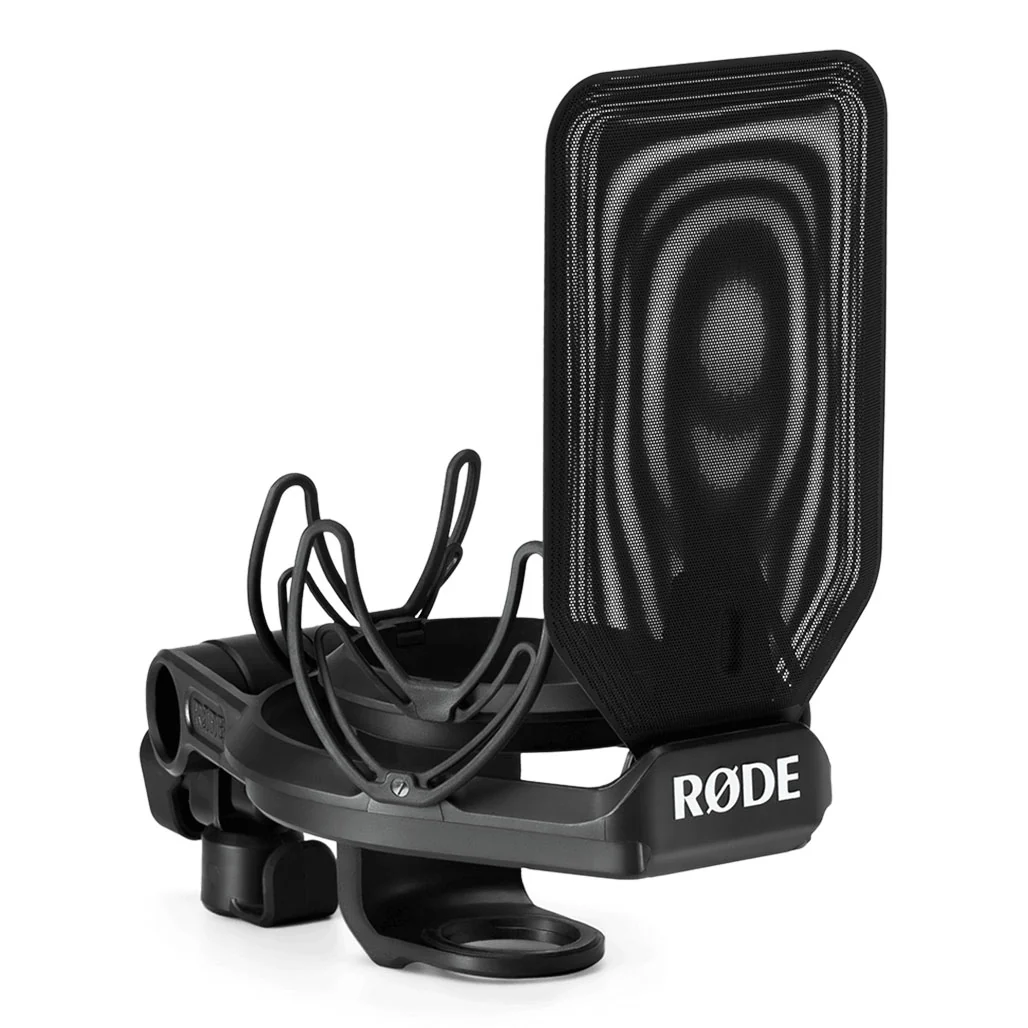 Rode SMR Premium Studio Microphone Shock Mount – Rycote® Lyre® Suspension System with Integrated Pop Filter - Image 2