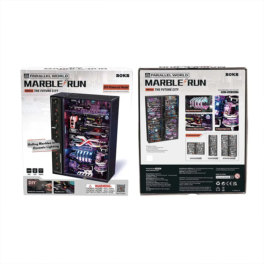 ROKR Future City Marble Run Mechanical 3D Puzzle MR02S - Image 4
