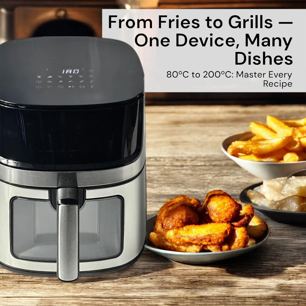 Royal Swiss 8L XXL - Digital Air Fryer - TTAF-760AT-CL - Image 4
