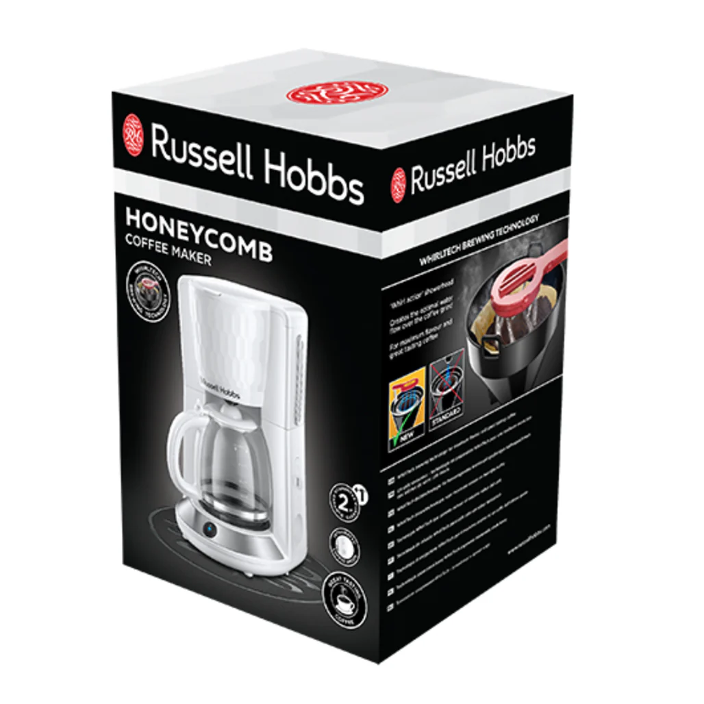 Russell Hobbs Honeycomb Coffee Machine  – 1.25L Filter Coffee Maker - Image 5