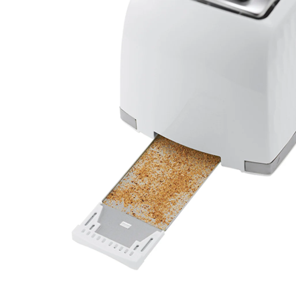 Russell Hobbs Honeycomb White 2 Slice Toaster – Extra Wide Slots - Image 2