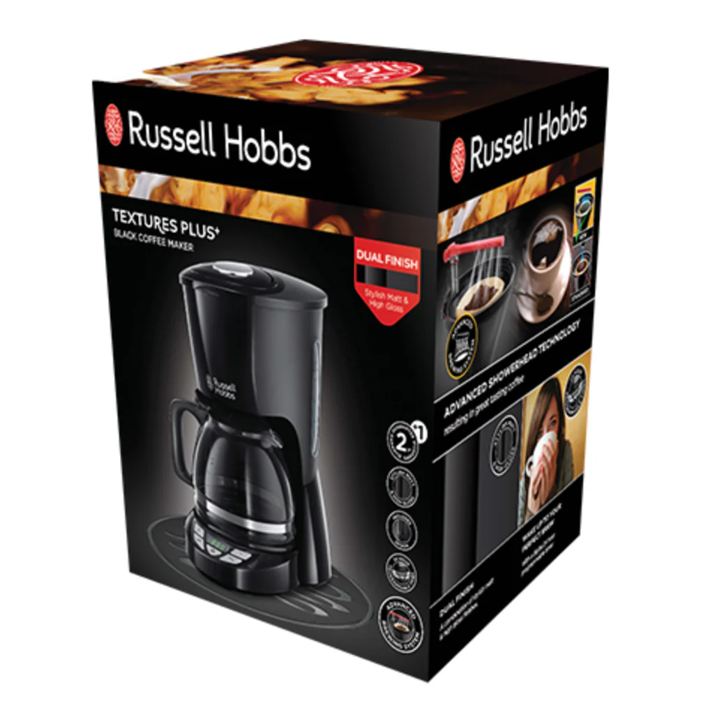 Russell Hobbs Textures Plus Coffee Maker – 1.25L Filter Coffee Machine - Image 5