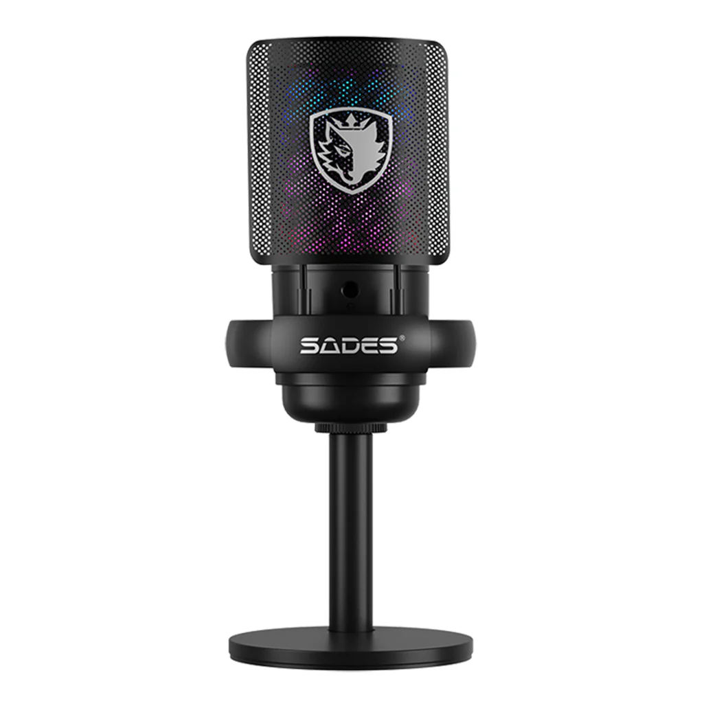 Sades Tyto USB Gaming Microphone with RGB