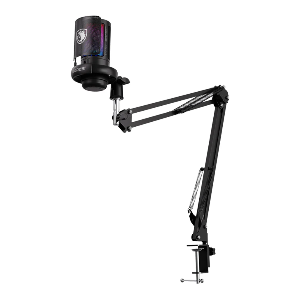 Sades Tyto USB Gaming Microphone with RGB - Image 6