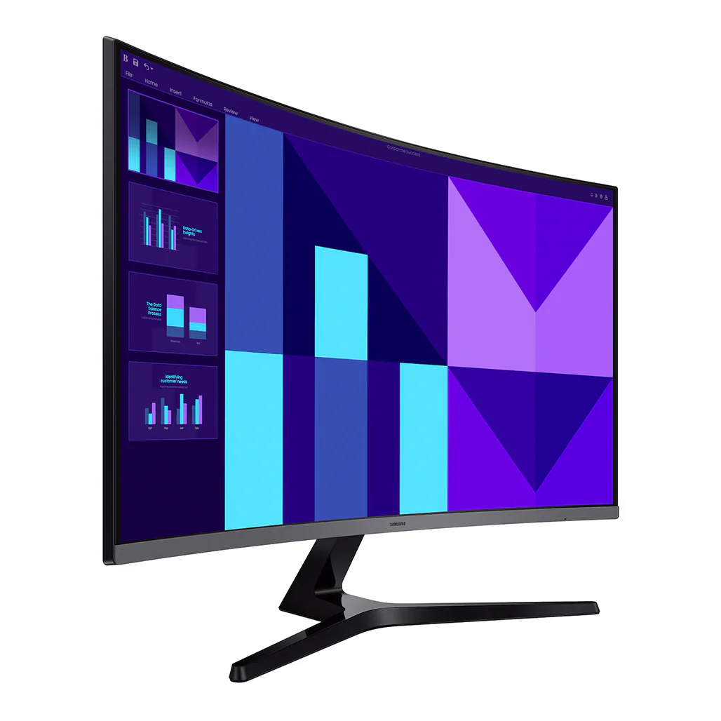Samsung 32" Essential S3 Curved Monitor - LS32D392GAMXUE - Image 2