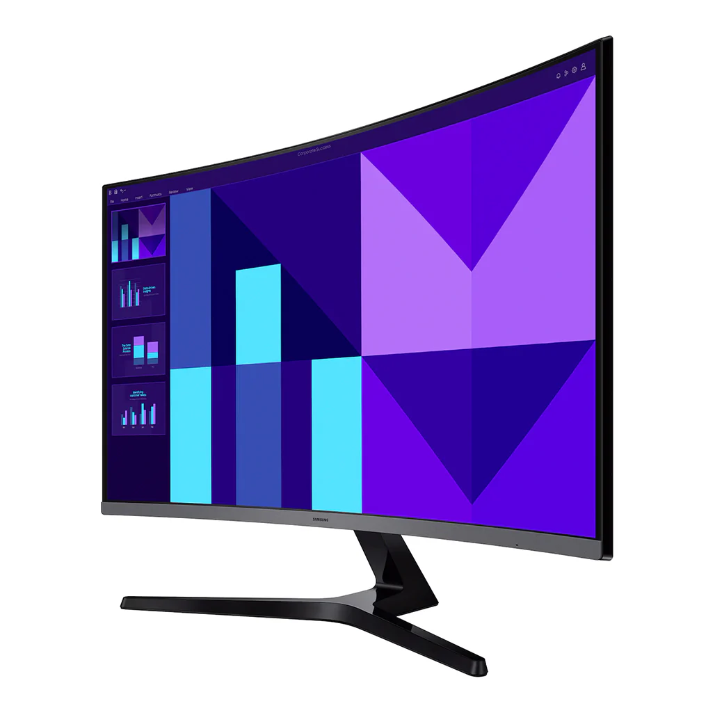 Samsung 32" Essential S3 Curved Monitor - LS32D392GAMXUE - Image 3