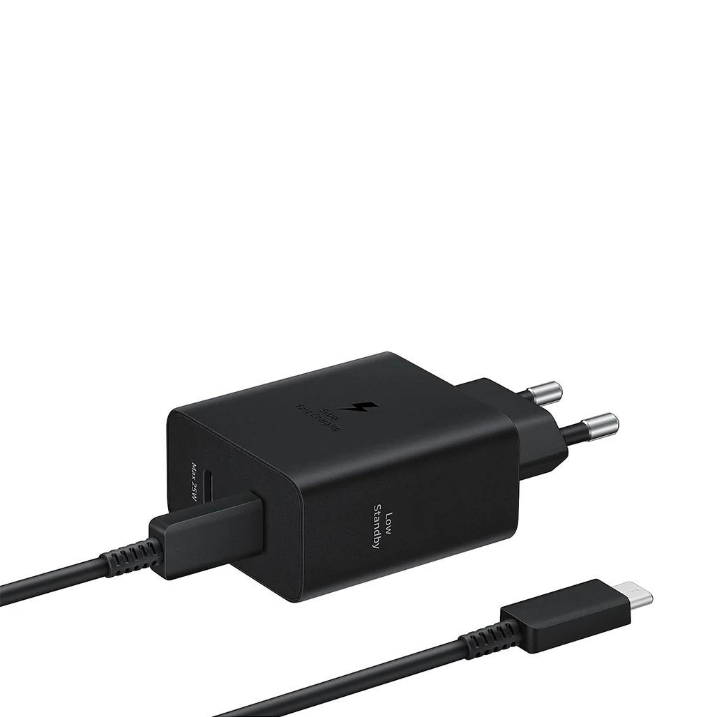 Samsung 50W PD Power Adapter T5020 with 5A USB-C to USB-C Cable - Dual-Port Fast Charger for Multi-Device Compatibility - Image 3