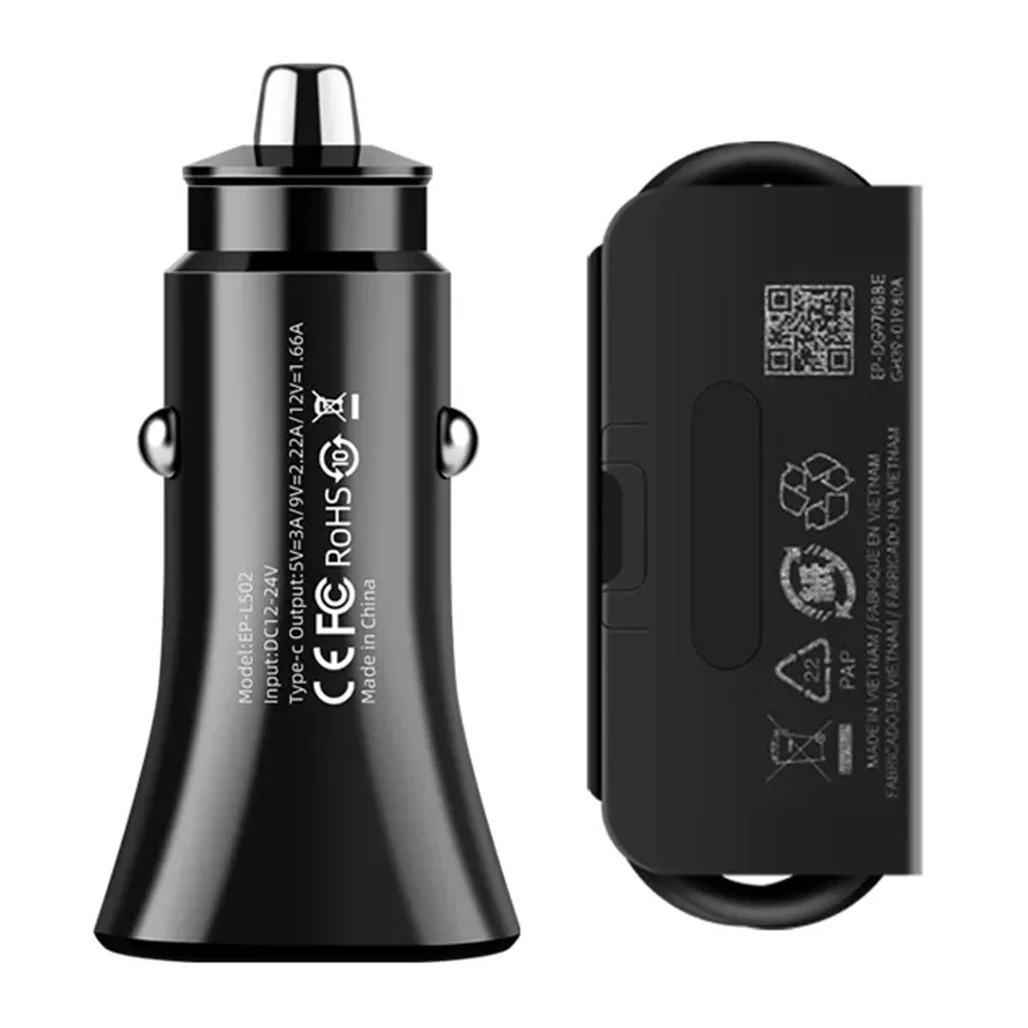 Samsung Car Charger - Fast Charge 25W Type-C for Mobile Phones - Image 3