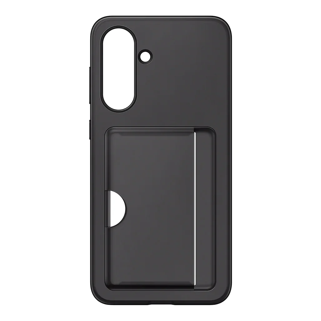Samsung Galaxy A56 5G Card Slot Case – Slim Wallet Cover with Secure Card Holder, Black - Image 2