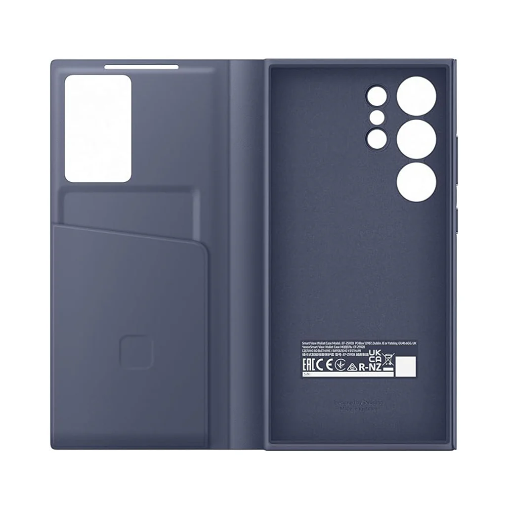 Samsung Galaxy S24 Ultra Smart View Wallet Case - Black | Interactive and Protective Cover - Image 18