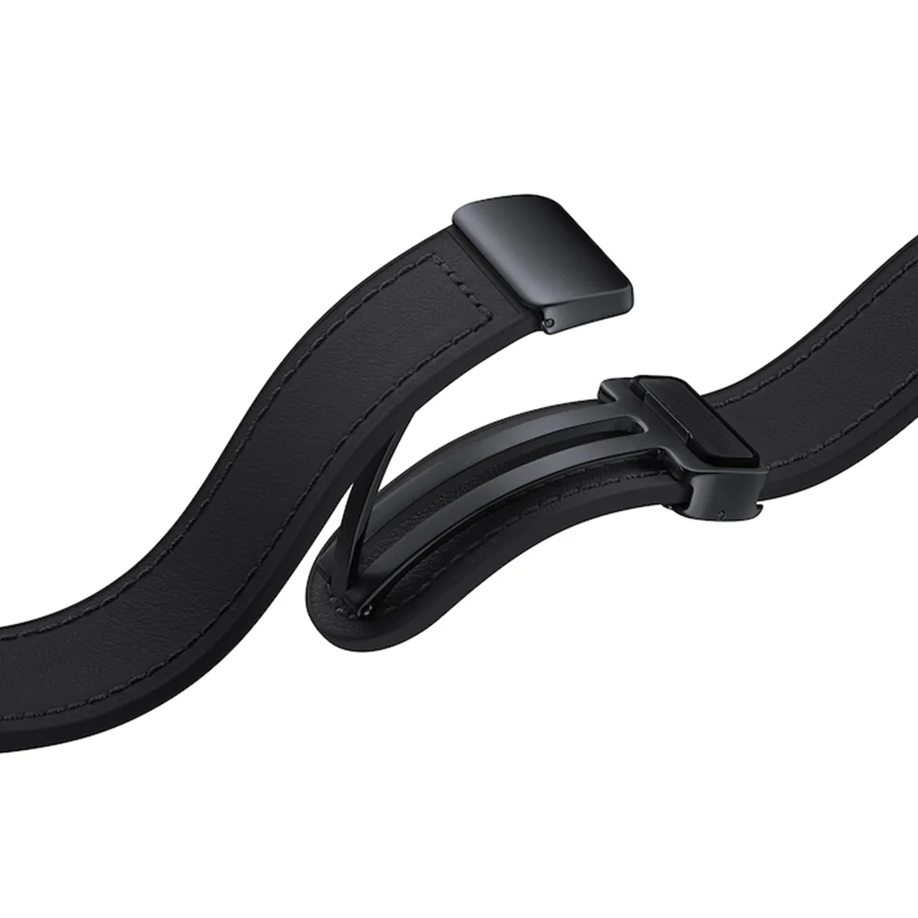 Samsung Galaxy Watch D-Buckle Hybrid Eco-Leather Band - 20mm - M/L - Etoupe | Stylish and Durable Replacement Strap - Image 17