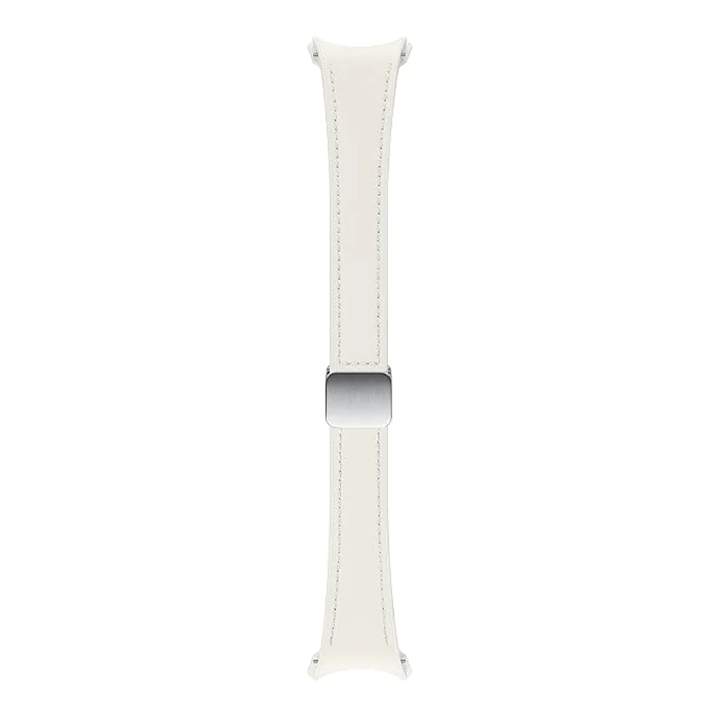 Samsung Galaxy Watch D-Buckle Hybrid Eco-Leather Band - 20mm - M/L - Etoupe | Stylish and Durable Replacement Strap - Image 6