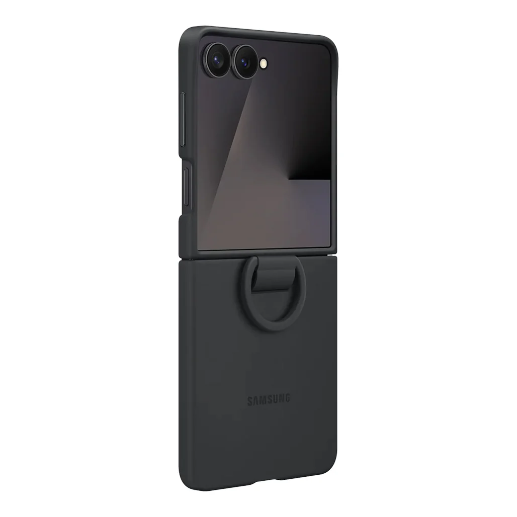 Samsung Galaxy Z Flip7 Silicone Ring Case - Black -  EF-PF766TBEGUS - Image 4