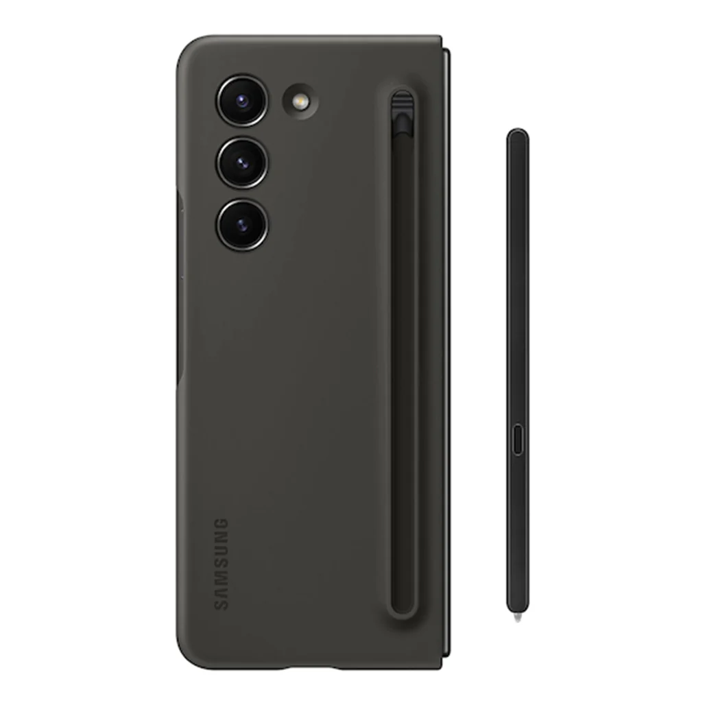 Samsung Galaxy Z Fold5 Slim S-Pen Case - Graphite, Built-in S-Pen with Eco-Conscious Materials - Image 3